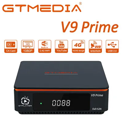 $30.99 • Buy GTMEDIA V9 Prime Digital HD FTA Sat DVB-S/S2/S2X Receiver Satellite H.265 PVR US
