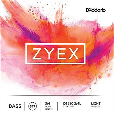 D'Addario Zyex Bass String Set 3/4 Scale Light Tension • $200.99