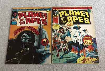 Planet Of The Apes. Marvel Comics. UK.2 Comics.Issue 27 & 28. #27 & 28. #27. #28 • £8.98