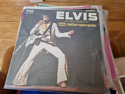 ELVIS PRESLEY - As Recorded At Madison Square Garden - Vinyl LP Record - 1972 • $25