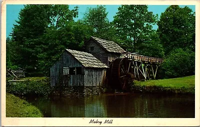 Postcard~Meadows Of Dan Virginia~Marby Mill On Blue Ridge Parkway~Posted 1965 • $5.65