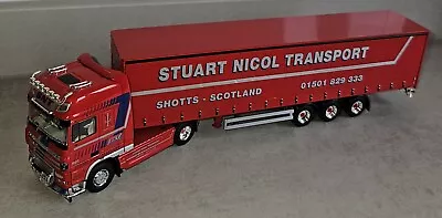 Tekno Stuart Nicol Transport DAF XF Model Truck 1.50 Scale Similar To WSI Etc • £309.95