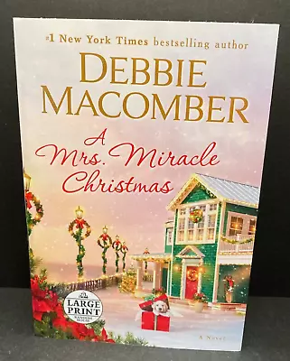 Large Print  Novel A Mrs Miracle Christmas Paperback Debbie Macomber • £12.98