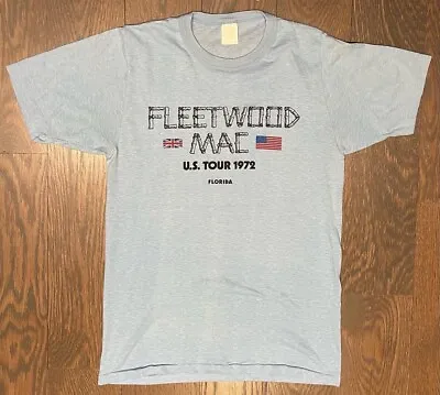 Vintage 1972 Fleetwood Mac T Shirt 70s Original  • $150