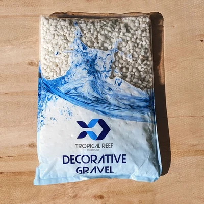 £7.98 • Buy New 5kg Tropical Reef White Aquarium Gravel Decorative Fish Tank Pebbles 5-10mm