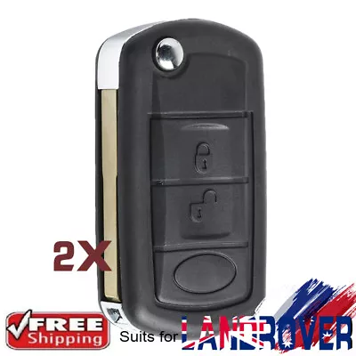 2x Remote Key Fob For Land Rover Discovery 3 2004 2005 2006 2007 2008 2009 2010 • $79.80