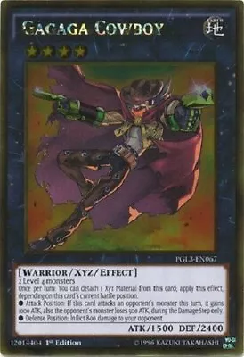 *** Gagaga Cowboy *** Premium Gold Rare Pgl3-en067 1st Edition Mint/nm Yugioh! • $4.95