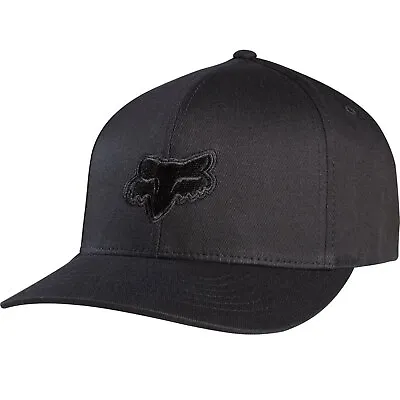 Fox Racing Men's Legacy Black/Black Flexfit Hat Clothing Apparel Moto Motox R... • $36.70