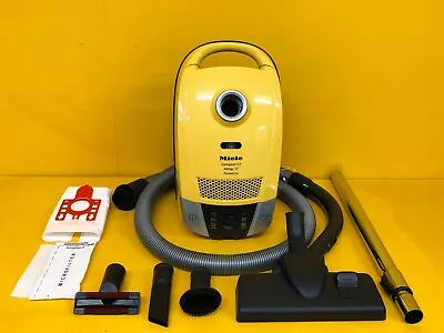 Miele C2 Cat & Dog Yellow Compact Cylinder Bagged Vacuum Cleaner ✔free Delivery✔ • £119.95