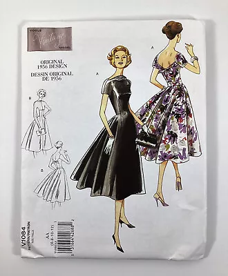 Vogue Vintage 1956 Design Sewing Pattern V1084 Retro Dress Uncut Factory Folded • $5.99