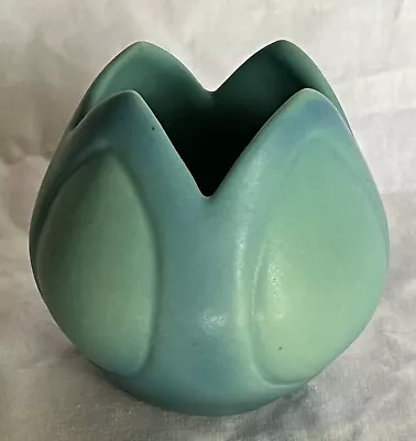 Vintage Ming Turquoise Van Briggle Tulip Vase • $39.99