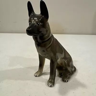 Vintage Porcelain China German Shepherd Dog Figurine  • $19.95