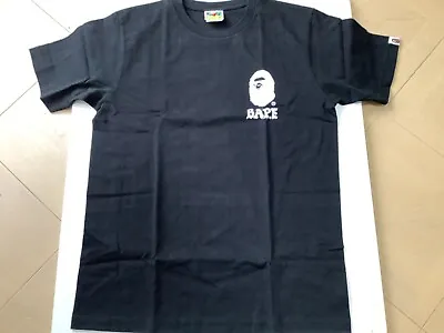 Authentic A Bathing Ape Bape Japan Culture Lettered Tee T Shirt Black M L XL New • $75