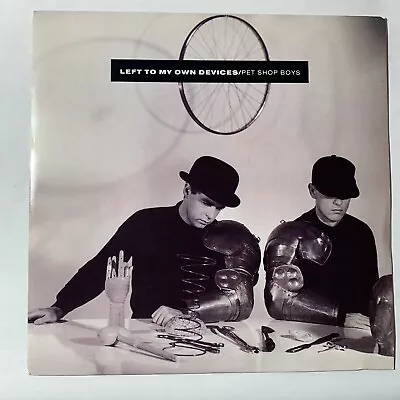 RARE 45 RPM IMPORT UK: Left To My Own Devices Pet Shop Boys (Parlophone)1988 FB • $7.99