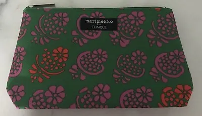 Marimekko For Clinique Cosmetic Makeup Bag Limited Edition Green Pink Orange • $9.99