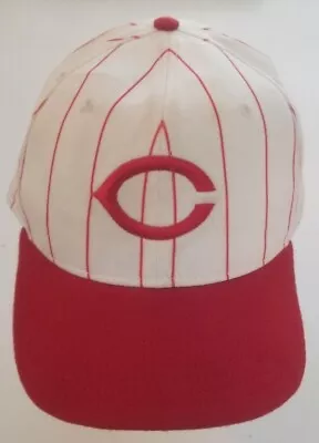 Vintage Cincinnati Reds New Era 5950 Diamond Collection Pro Model Wool Hat 7 1/2 • $29.99