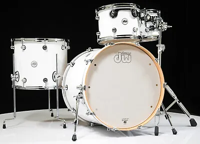DW Design Series 4pc Drum Set - Gloss White 10/12/16/22 • $1599