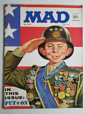 Mad (1952) #140 - Very Good - Patton • $6