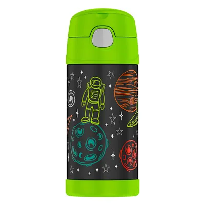 $27 • Buy Thermos 355ml Funtainer Vacuum Insulated Drink Bottle Astronaut Stainless Steel