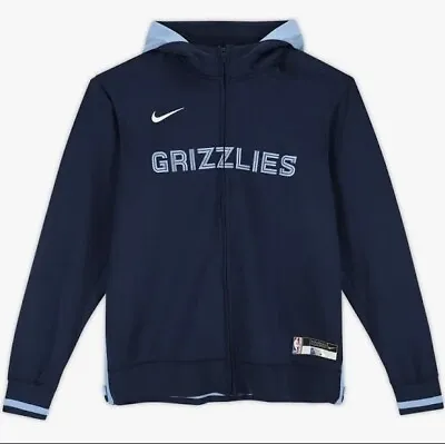Nike Memphis Grizzlies Showtime Performance Full Zip Hoodie Size L • $49.99