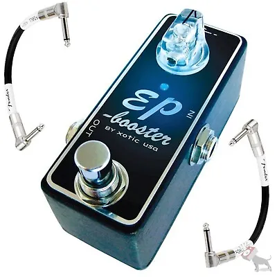 Xotic Effects EP Booster Boost Guitar Effects Pedal & 2 FREE Patch Cables • $130