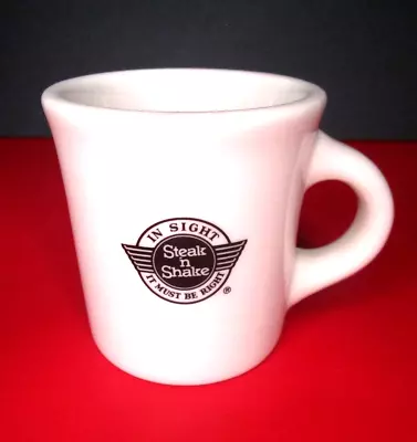 NEW~Vtg Steak N Shake~Homer Laughlin China Coffee Mug~Made In USA • $12.99