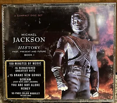 History - Past Present And Future By Michael Jackson (CD 2 Discs 1995) • $10.99