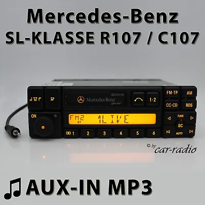 Mercedes R107 Radio Special BE1350 MP3 AUX Becker Cassette Radio SL-Class C107 • $424.40