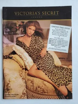 1992 AUTUMN Victoria's Secret Catalog Stephanie Seymour Elaine Irwin Frederique • $159.99