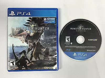 PS4 Monster Hunter World Sony Playstation 4 TESTED WORKING CIB COMPLETE • $7.89