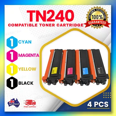 4x Toner Cartridge Compatible For Brother TN240 HL3040CN MFC9120CN MFC9325CW • $55.60