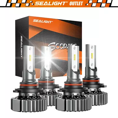 LED Headlight Bulbs Conversion Kit 9005 9006 High Low Beam Bright White Sealight • $55.99