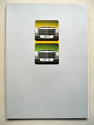 Brochure Brochure Mercedes 280 S 160 Hp SE 185 HP W116 Model 1973 1974 German  • $37.58