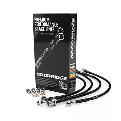 Goodridge Stainless Steel Braided Clutch Line Hose Kit For Land Rover S3   • £29.98