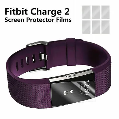 3PCS For Fitbit Charge 2 Compact Cover Premium HD Clear Screen Protector Guard • $6.77