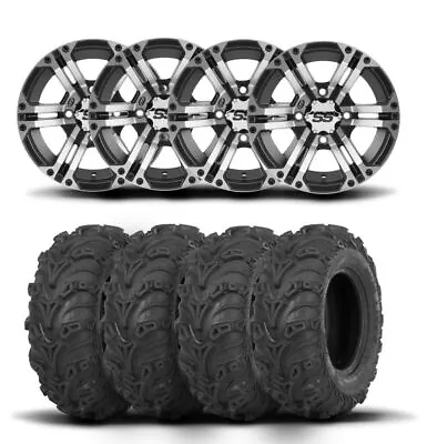 ITP SS212 14  Machined Black Wheels And Mud Lite II Tires [27x9-14] • $1268.28