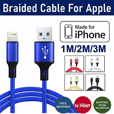 $6.49 • Buy USB Charging Charger Cable Cord For Apple IPhone 14 13 12 11 Pro Max XR 8 7 IPad