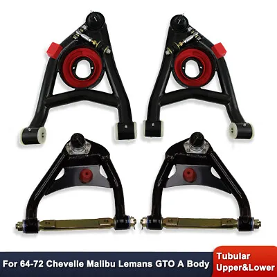 For Chevelle Monte Carlo GTO 64-72 A Body Heavy Duty Tubular Control Arms Set • $245.68