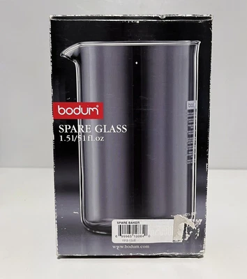£34.59 • Buy Bodum Spare Carafe For French Press, 51 Ounce, Clear