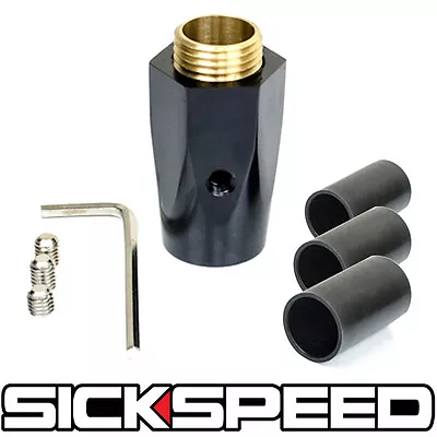 Black Shift Knob Adapter For Manual/auto Short Throw Gear Shifter Un2 Kit A • $17.99