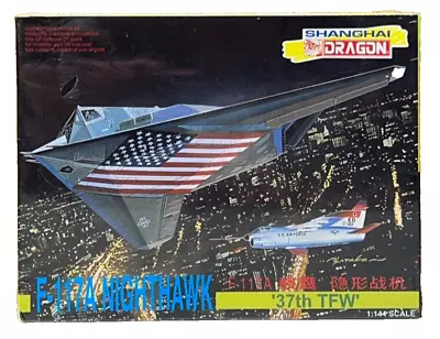 1997 SHANGHAI DRAGON F-117A Nighthawk '37th TFW' 1:144 Model Kit 4550 NEW RARE • $18.99