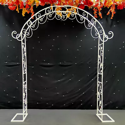 Metal Garden Arch Arbor Trellis Climbing Grow Plants Archway Wedding Decoration • $88