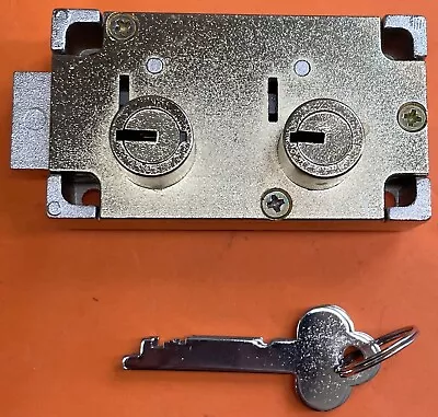 Guardian 6832 Safe Deposit Box Lock Bank Lock Nickel Vault Safe Keys Locksmith • $19.95