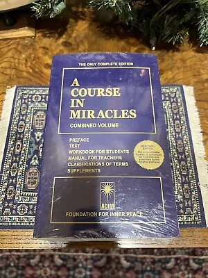 A Course In Miracles: Combined Volume Third Edition Foundation For Inner Peace • $18.49