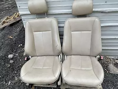 96-99 Mercedes W210 E320 E430 Beige Front LH RH Seat Set Tested Oem • $499.99