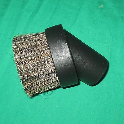 Black 1 1/4  Universal Horse Hair Dust Brush Fit 1.25  Attachment Vacuum Tool • $7.29