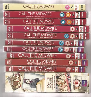 Call The Midwife Series 1-12 - Uk Region 2 Dvd Sets - 1 2 3 4 5 6 7 8 9 10 11 12 • £51.99