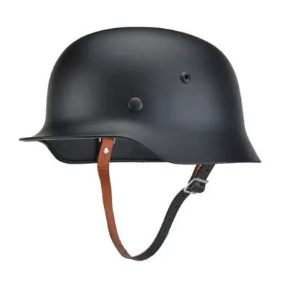 WW2 WWII German Elite Army Gear WH ARMY M35 M1935 Steel Helmet Black • $106.69