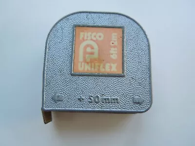 Retro Vintage Measuring Tape Measure FISCO Uniflex 2m 6ft • £4.95