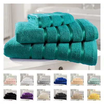 Egyptian Cotton Bath Hand Towel Bath Sheet Bathroom Super Soft Thick Absorbent  • £10.75